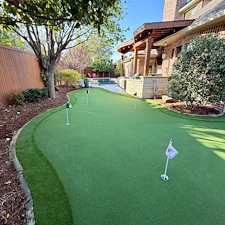 Luxury-Backyard-Putting-Green-with-8-Hole-Design-in-Frisco-TX 2